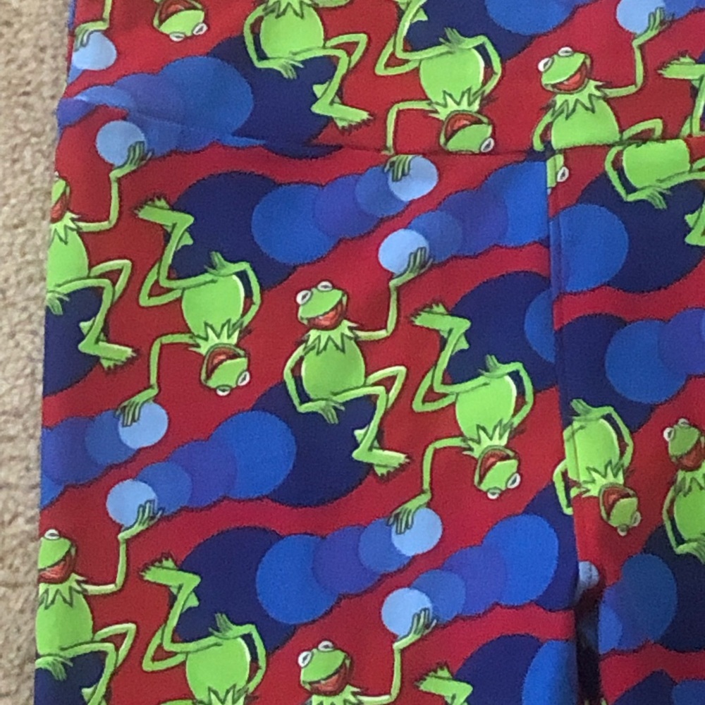 Disney Kermit the Frog Lularoe leggings one size